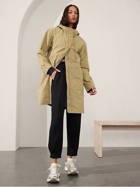 Athleta Everywhere Anorak | Flax | Large Tall